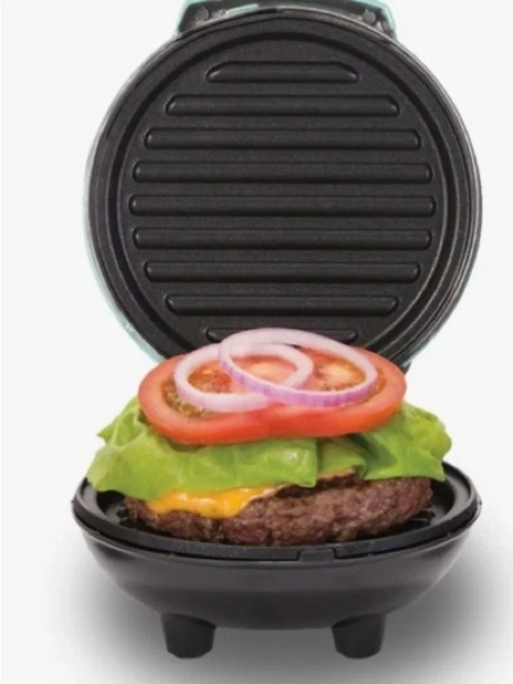 Compact Mint Green Burger Press - Brand: